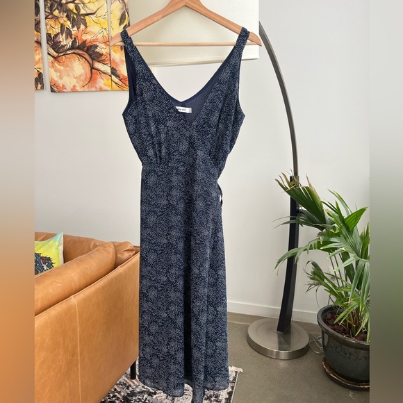 Mod Ref Wrap Midi Dress - Picture 1 of 5